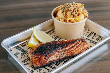 Wood Grilled, Blackened or Battered Fish from Rock'N Fish Grill
